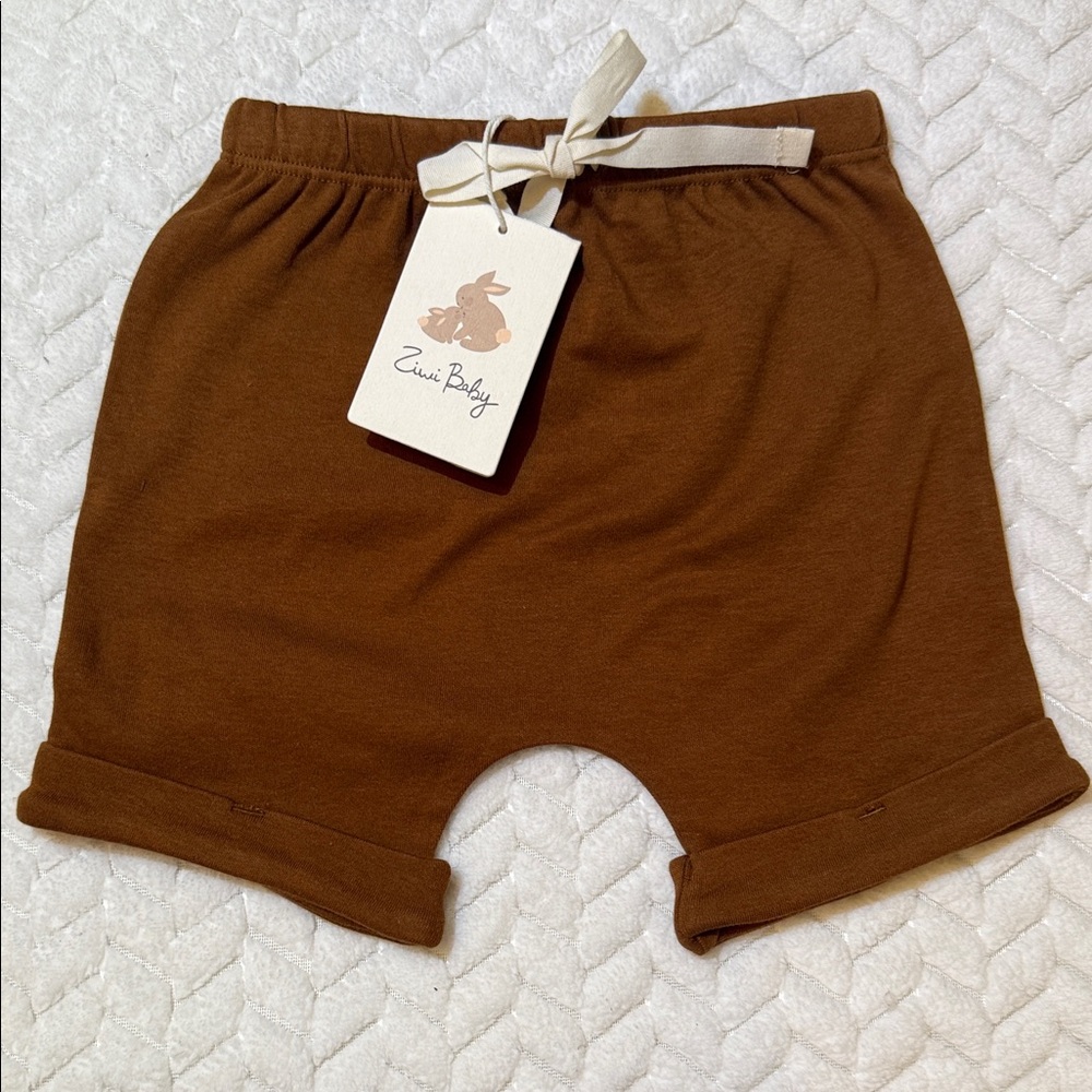 Ziwi baby Brown Shorts organic cotton